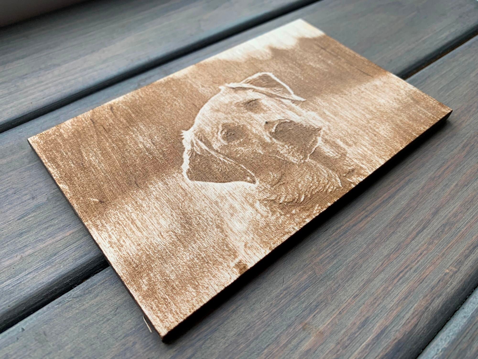 Engraved Wood Photo Engraved Photo on Wood Custom Wood Etsy Singapore