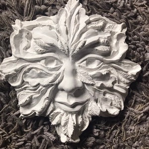 Greenman Mold Latex Mould to Create This Large Rustic Treeface Green ...