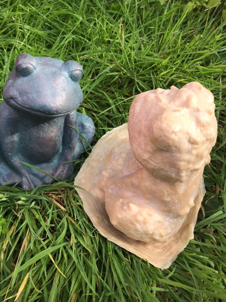 Latex Mould to Create This Large Frog Garden Ornament Rubber Etsy