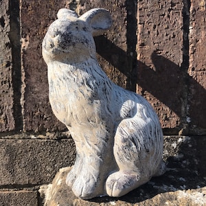 Best Selling Latex Mould to create this Garden Rabbit Ornament, Rubber Mold for Concrete or Plaster Crafting