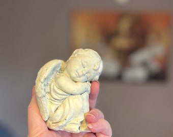Angelic Cherub Latex Mould for Concrete or Plaster Ornaments