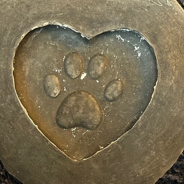 Dog Paw Concrete Mold Etsy