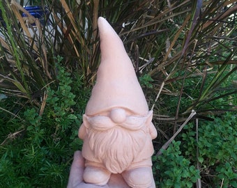 Gnome Mold - Best Selling Hand Brushed Latex Mould for Garden Ornament, Create with Plaster or Concrete, 2 Sizes Available