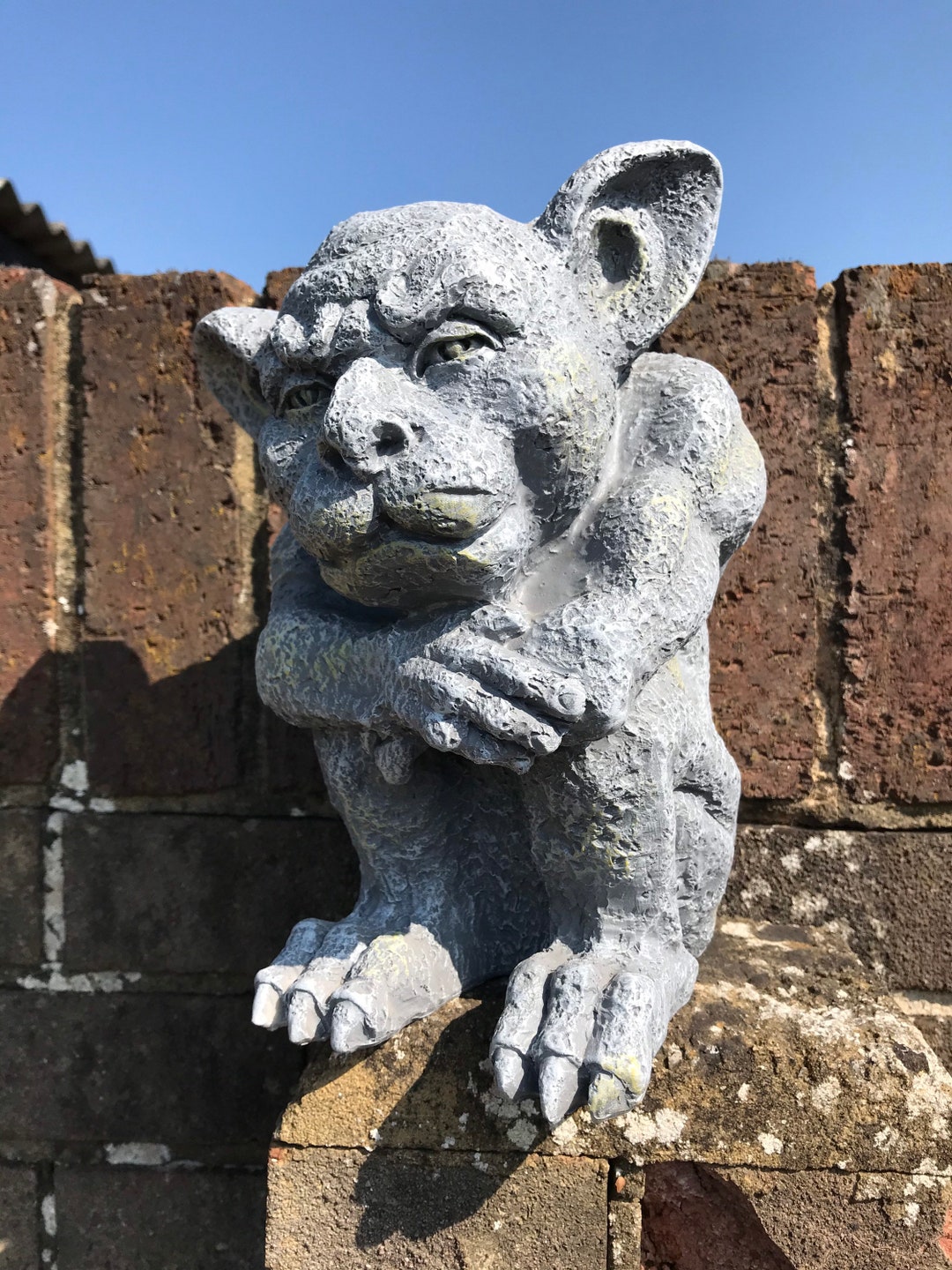 Latex Mould to Create This Gargoyle Garden Ornament, Mold for Concrete or Plaster Yard Art Etsy