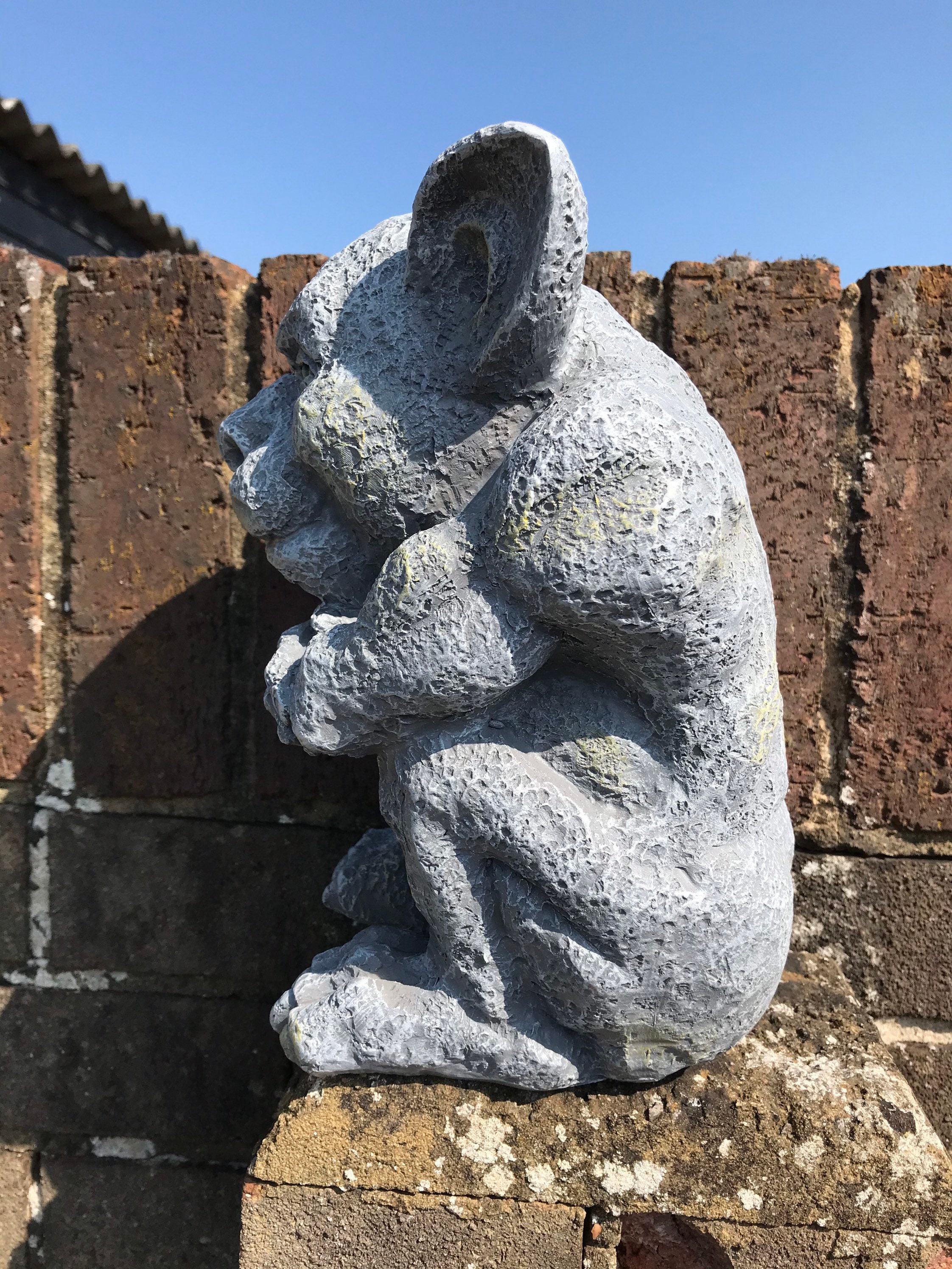 Latex Mould to Create This Cute Gargoyle Garden Ornament Mold Etsy UK