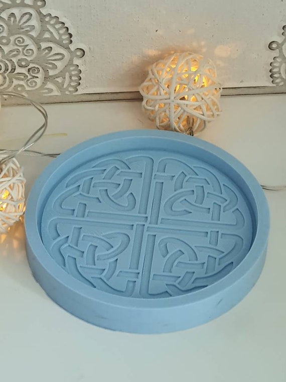 Celtic Square Stepping Stone Mold - Garden Molds