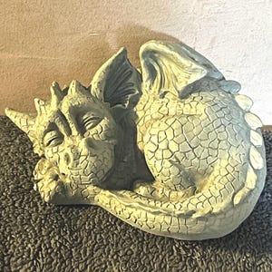 Sleeping Dragon Latex Mold | Garden Ornament Casting Mould for Resin, Concrete, Plaster