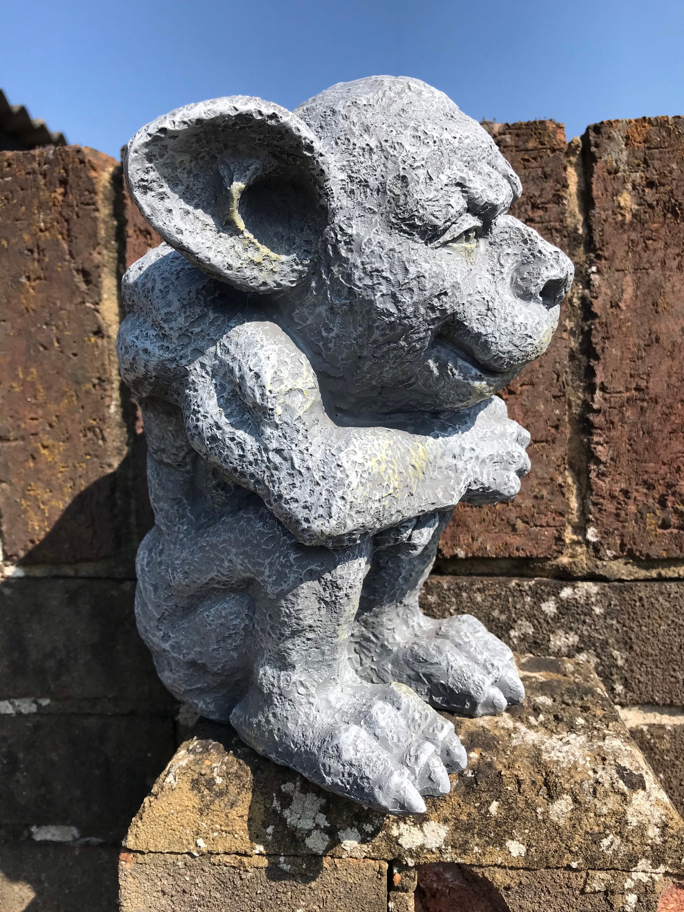 Latex Mould to Create This Cute Gargoyle Garden Ornament Mold Etsy UK