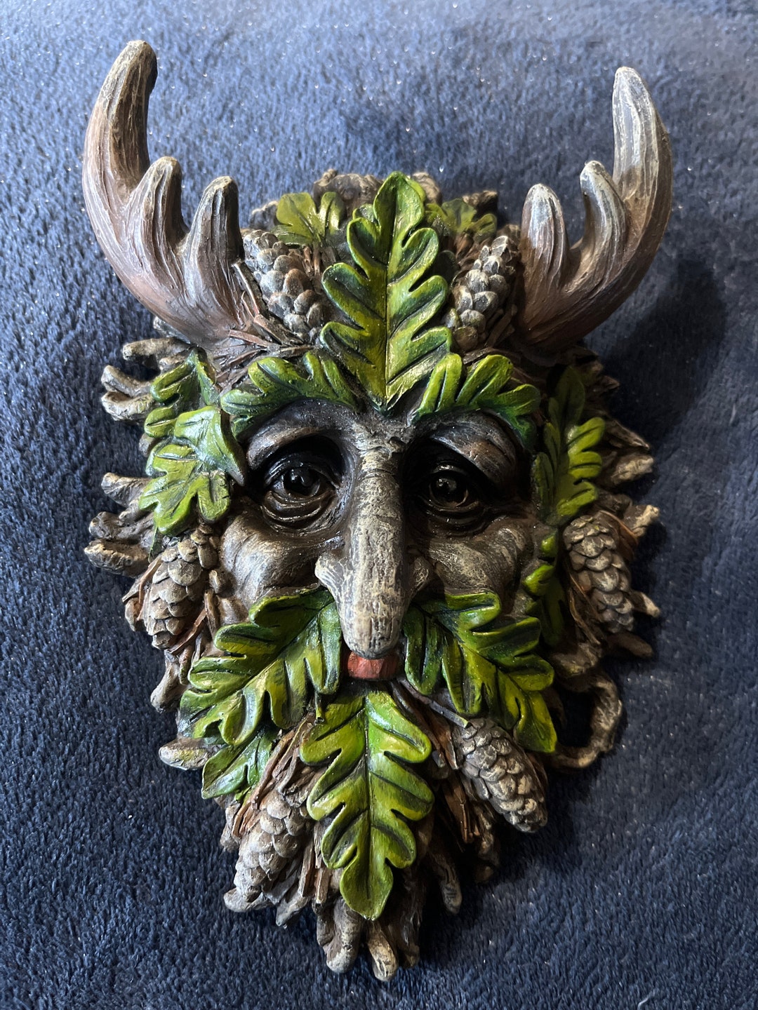 Latex Mould to Create This Green Man Plaque, Treeface, Fantasy Mold for ...