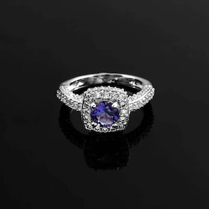 Iolite Ring Iolite silver ring Iolite women ring Blue Iolite silver ring Gift for her 925 sterling silver ring Iolite Sterling Silver Ring