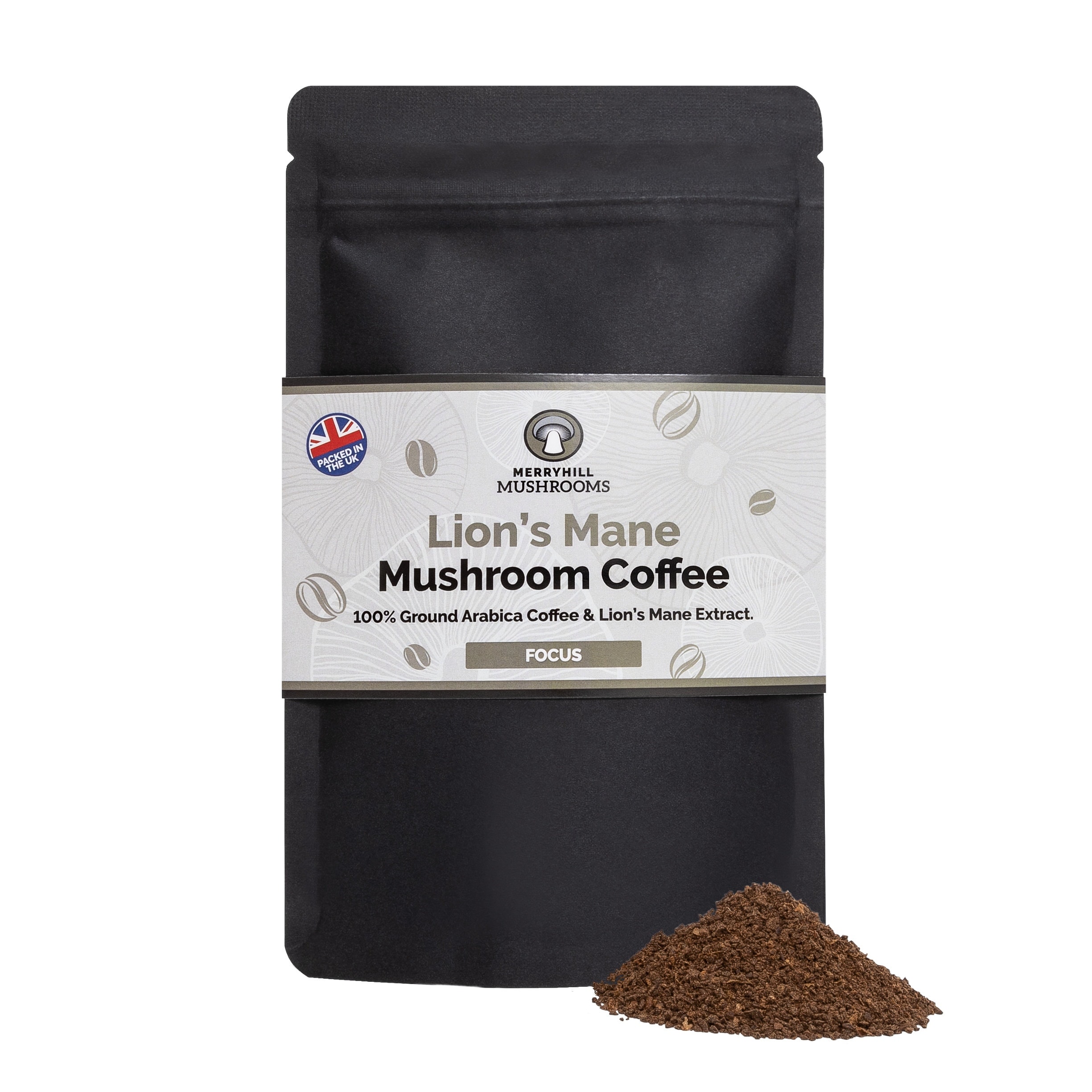 Lion’s Mane Mushroom Ground Coffee - Focus (80G)