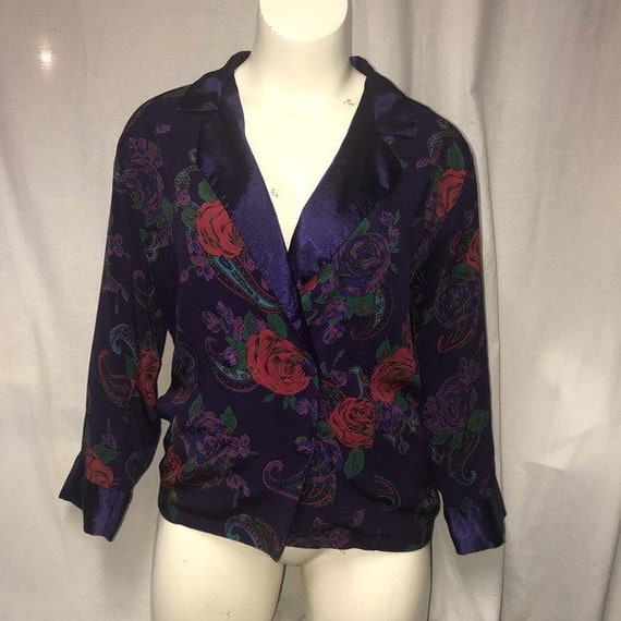 Vintage Victoria’s Secret Satin Lounge Jacket