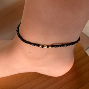 Black Thread Anklet 