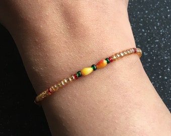 Strength Intention Bracelet for Building Strength, Confidence, Removing Obstacles, Stability and Power Spiritually Charged and Adjustable