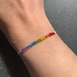 Chakra Boosting Intention Tie Bracelet for Feeling More Aligned Crown, Third Eye, Throat, Heart, Solar Plexus, Sacral and Root Chakras