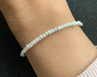 White Magic Bracelet Pure Spiritually Charged White Cotton Thread Tie Magik Bracelet for Success Manifesting Adjustable To Any Size