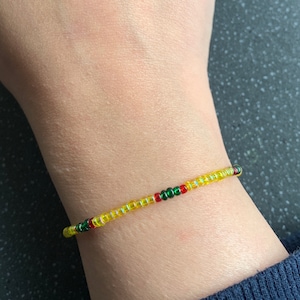 Magician Manifesting Yellow Intention Bracelet for Progress Growth Getting What You Want Magic Thread Tie Bracelet Adjustable To Any Size