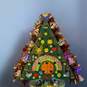 Tarot Advent Calendar Christmas Tree With Affirmation Intention Tarot Advent Calendar Christmas Tree With Affirmation Intention