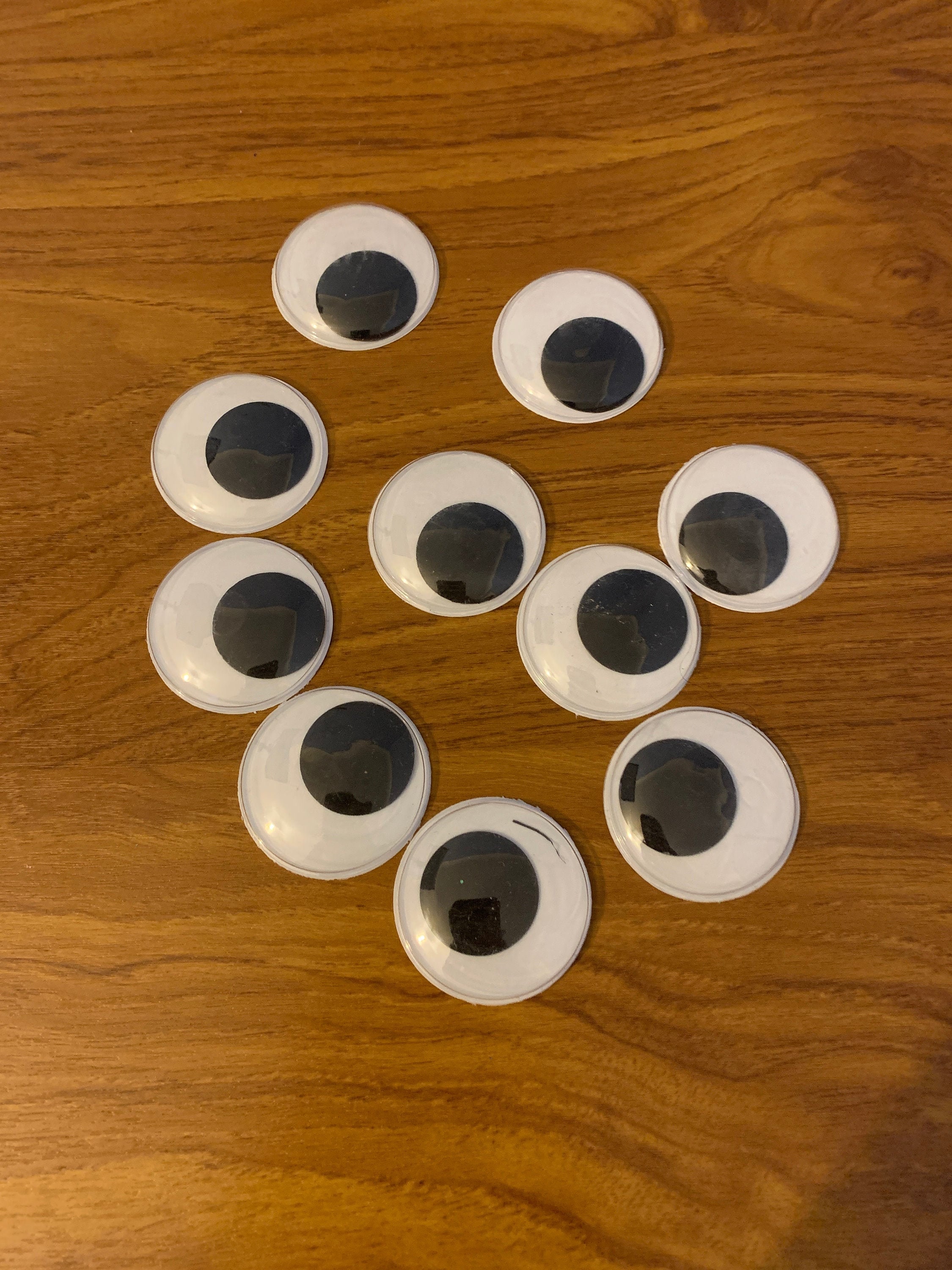 10 Large Googly Eyes for Scrapbooking Crafting Decoration Etsy