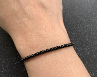 Magia Negra Eliminación Protección contra la Intención Manifestación Pulsera corbata Hilo de algodón negro Corbata Magik Pulsera para eliminar hechizos Mal Mala energía