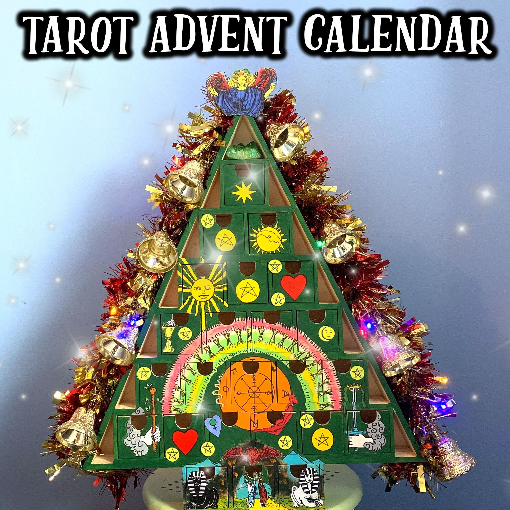 Christmas Countdown Calendar Christmas Tree Decoration 31x23cm Christmas Countdown Calendar Christmas Tree Decoration 31x23cm