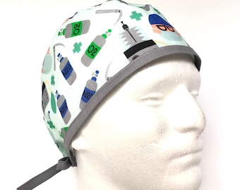 I Have Gas Mens Scrub Cap/Anesthesia Scrub Cap/Men’s SurgicalHat