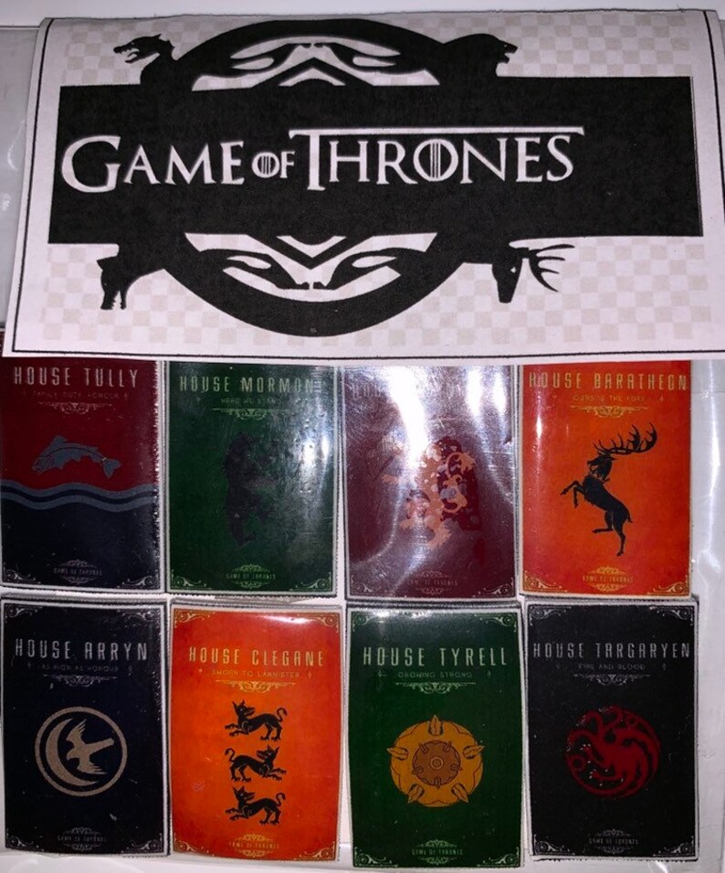 mother of dragons Christmas gift gift for him GOT Inspired Gift Set Magnets housewarming gift GOT houses gift for her wedding gift