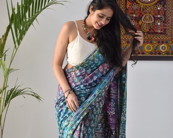 Rang Dhara - Holi Inspired Mul Cotton Saree