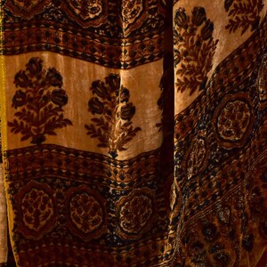 Mohini Ajrakh Silk Velvet Saree image 4