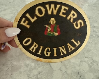 Flowers Beer Coaster, craft brewery, England, 1960s