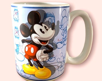 Mickey Mouse Sketch Artist Taza disney, coleccionable, fan de Mickey, regalo