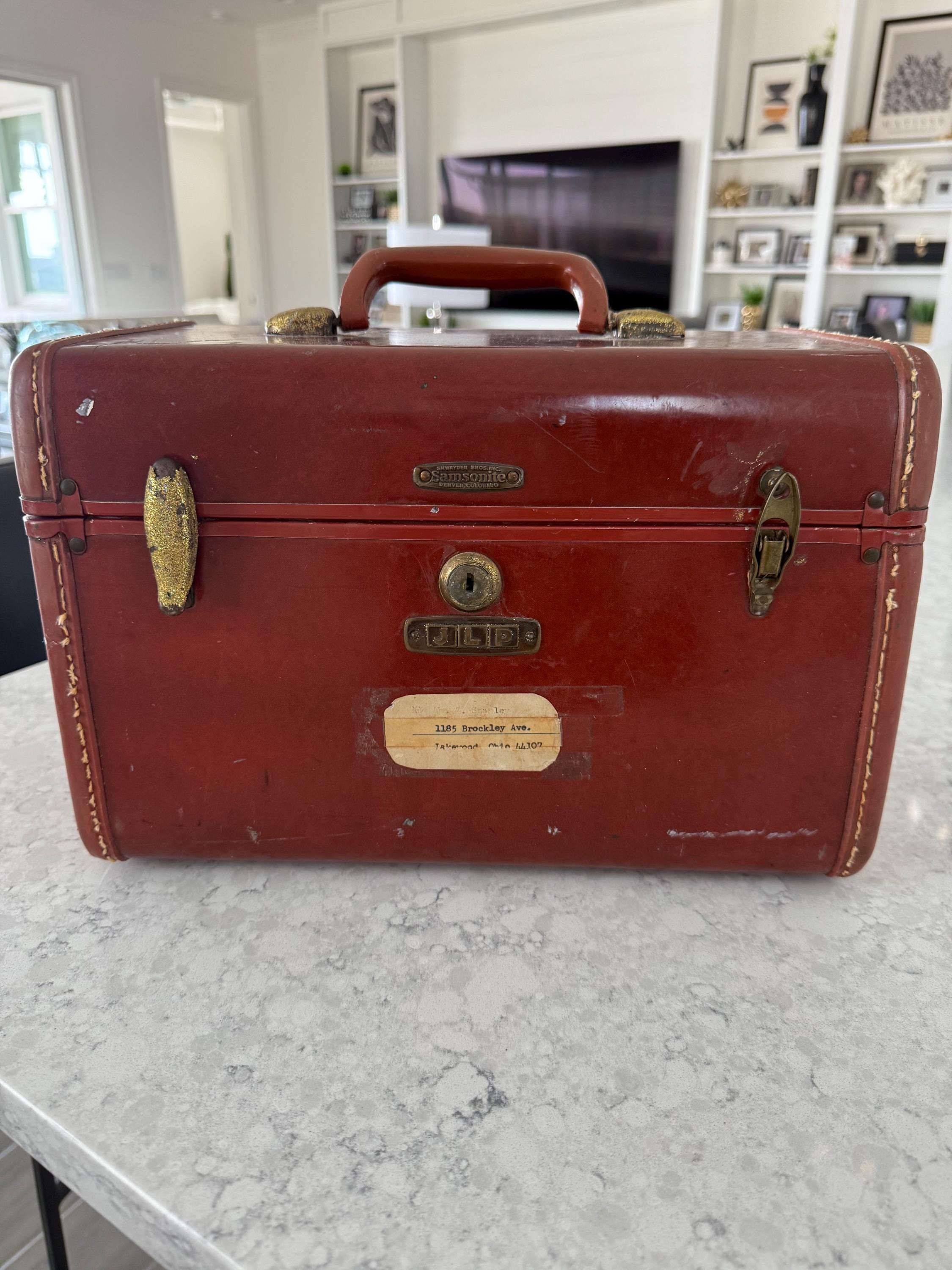 samsonite ビンテージトランク　ショップの備品にもおすすめ ｳﾞｨﾝﾃｰｼﾞ小型ｻﾑｿﾅｲﾄ ﾄﾗﾝｸ - 生活骨董の店 やまいく