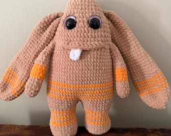 Goofy Tooth crochet monster