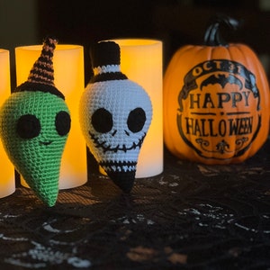 Halloween Ghosts! Handmade crochet creepy fun Halloween ghosts