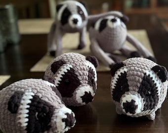 Little Jimothy Crochet Raccoon