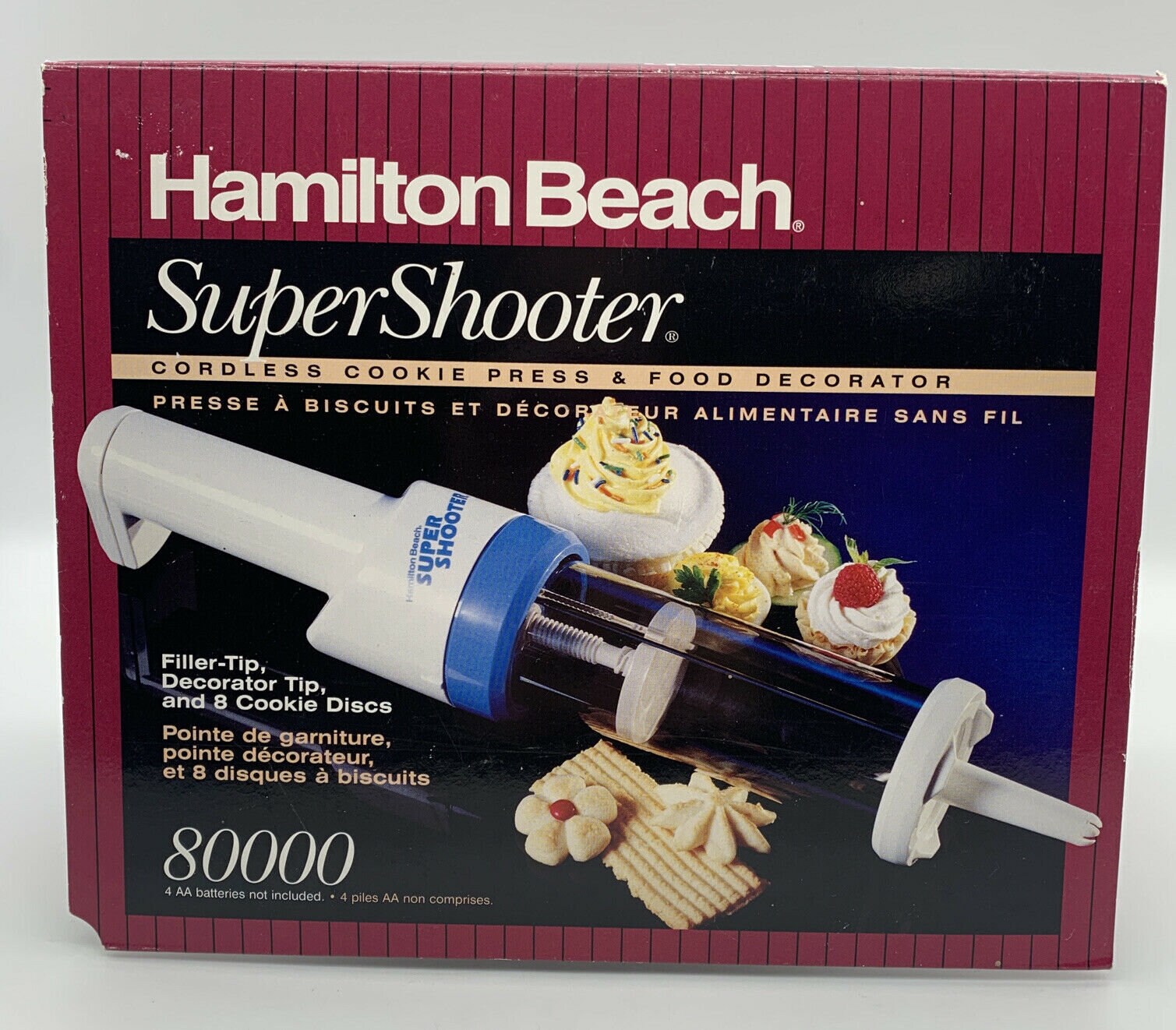  Hamilton Beach Super Shooter Cordless Cookie Press and Food  Decorator : Home & Kitchen