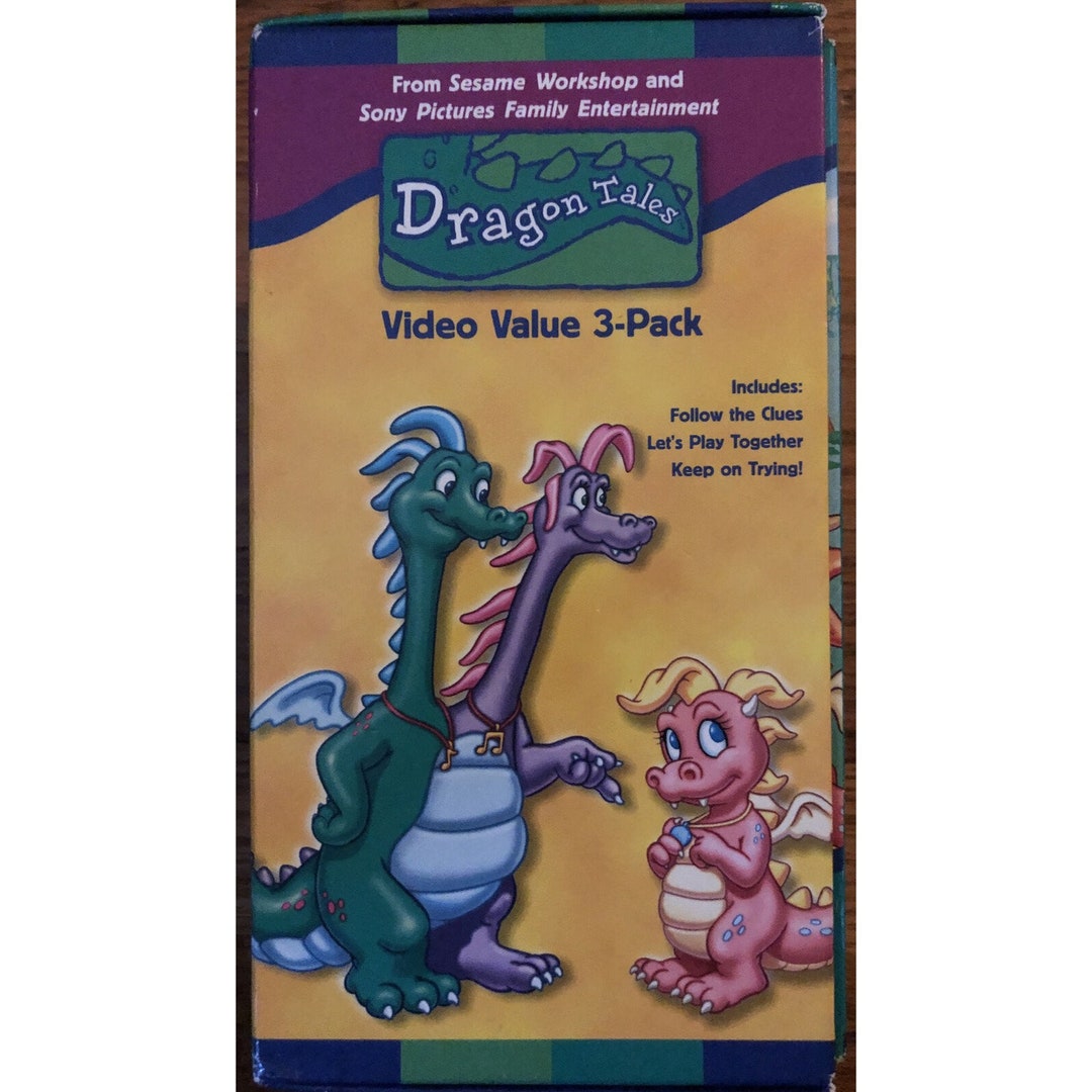 Vintage Dragon Tales Video VHS Tapes Value Box Set Of 3 Etsy vintage-dragon-tales-video-vhs-tapes-value-box-set-of-3-etsy