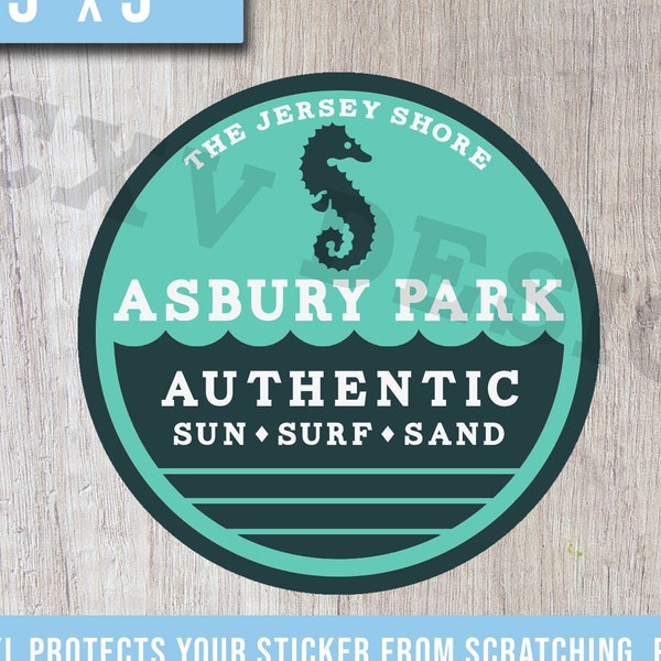 ASBURY PARK Sticker | Jersey Shore Authentic