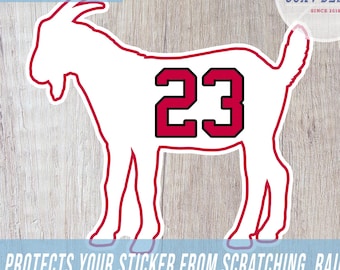 MICHAEL JORDAN The Goat 23 Sticker | Chicago Bulls Basketball