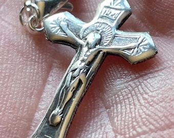 Crucifix made with roman silver
