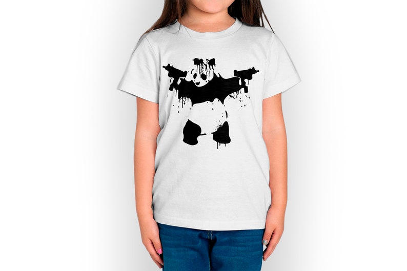 Child T Shirt Kids Tshirt Cruel Panda Graphic Kid T-Shirt Unisex Kids Clothing Funny Child Tee Funny Toodlers Tee