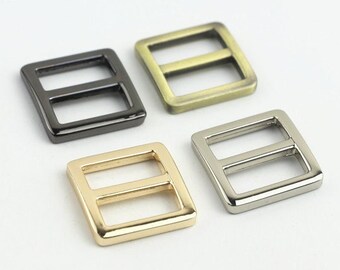 4-10pcs 5/8 « (16mm) Sangle Slides Strap Adjuster strap slider adjuster slide buckle Sac sangle