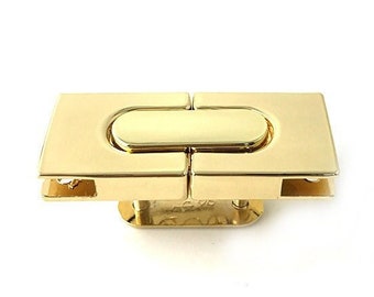 Gold Snap lock Metal bag lock purse lock handbag lock leather bag lock bag hardware