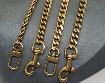 Antique gold Bag Chain Purse chain strap bag strap Handbag chain Replacement Chain Crossbody Bag Chain