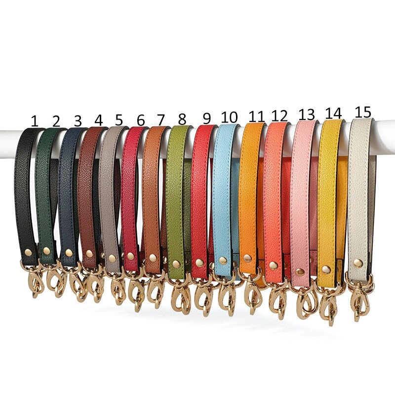 1 Pcs 3.5cm Width 41cm Long, Genuine Leather Short Purse Strap