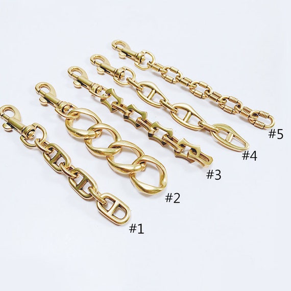 Bag Chain Strap Extender 15cm Length Purse Chain Antique Gold | Etsy