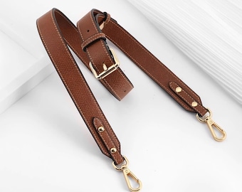 Leather Purse Strap Leather Bag Strap 2.5cm Leather Shoulder Strap Replacement strap