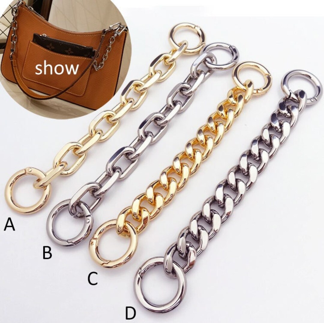 Chain Strap Extender Aluminum Bag Chain Strap Purse Chain Replacement ...
