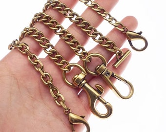 Antique gold Bag Chain Purse chain strap bag strap Handbag chain Replacement Chain Crossbody Bag Chain