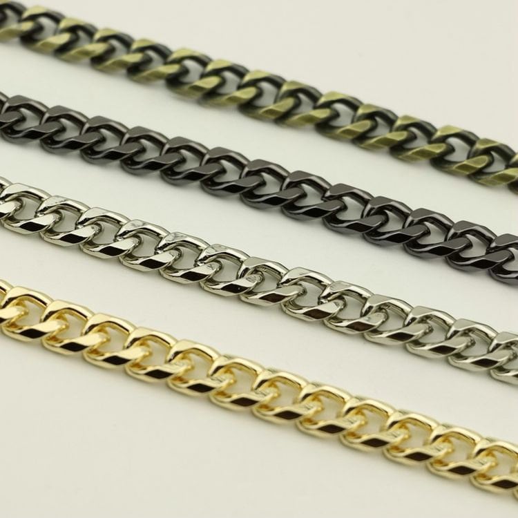 1mm Silver Cuban Link Chain, Mens Chain, Super Thin Silver Chain Mens - by Twistedpendant